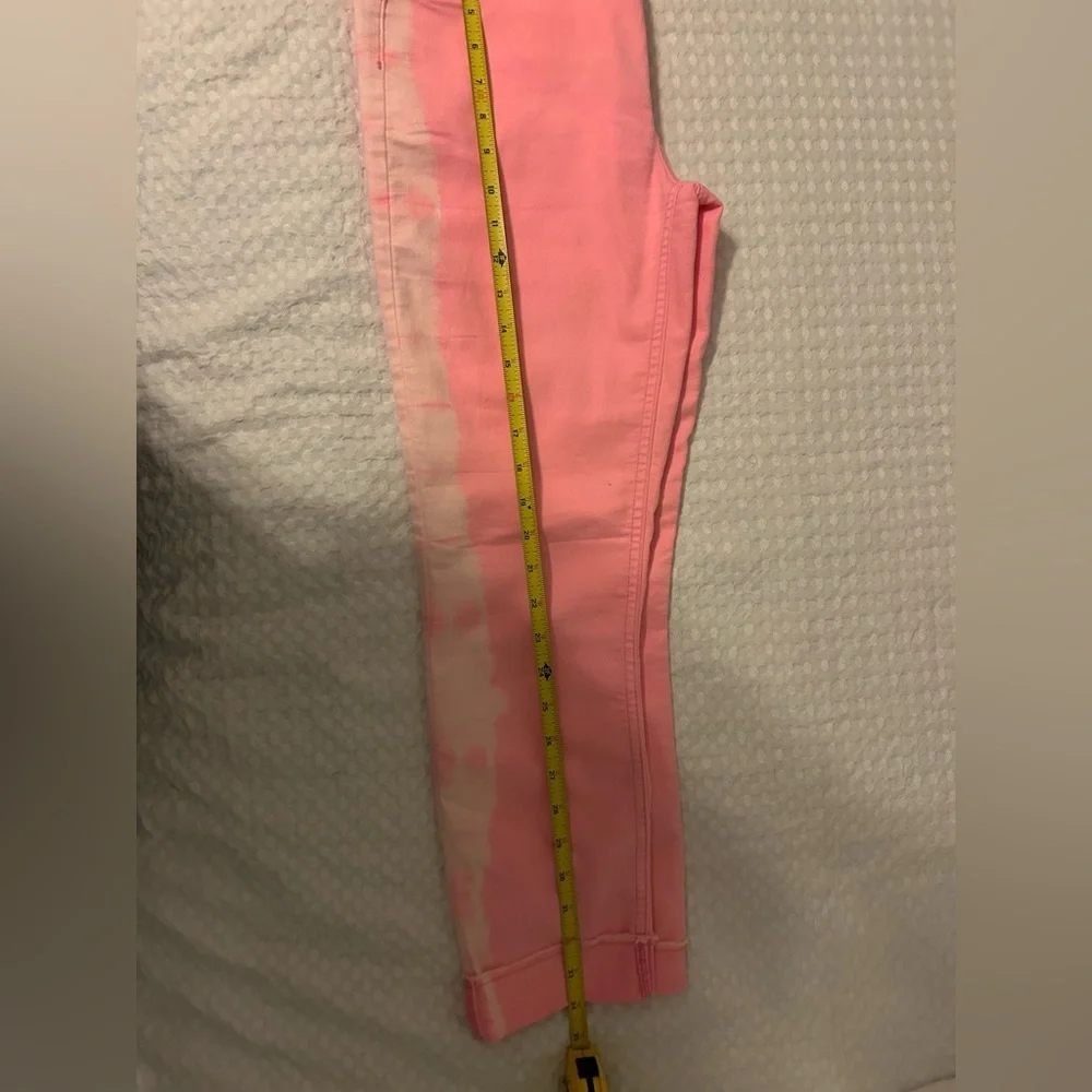Pink jeggings, women’s sz 4-6, girls XXL sz 18, stretch pink jeans, lightweight - Picture 6 of 6